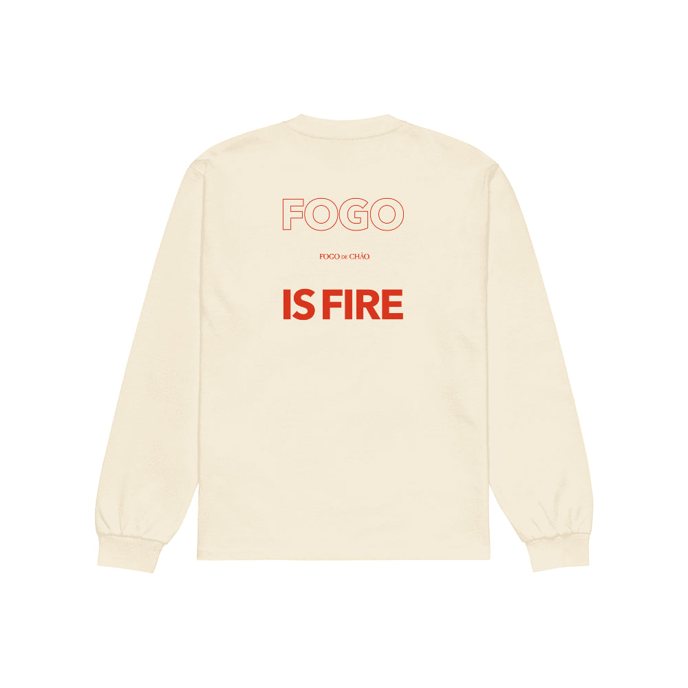 Long Sleeve - Fogo is Fire Red