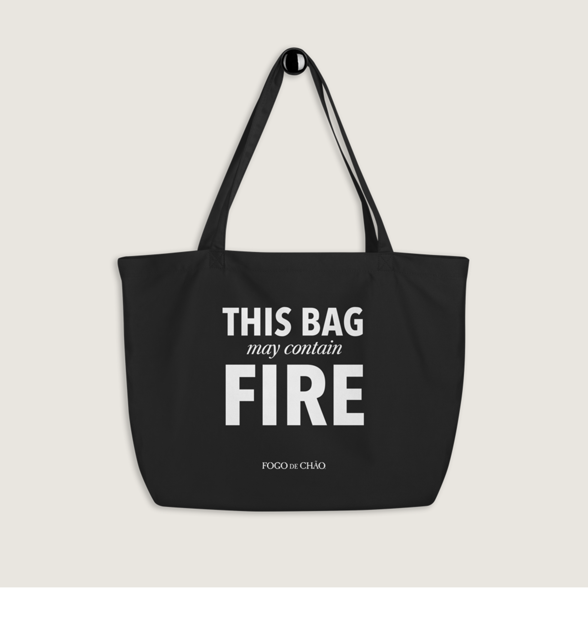 Tote - This Bag May Contain Fire
